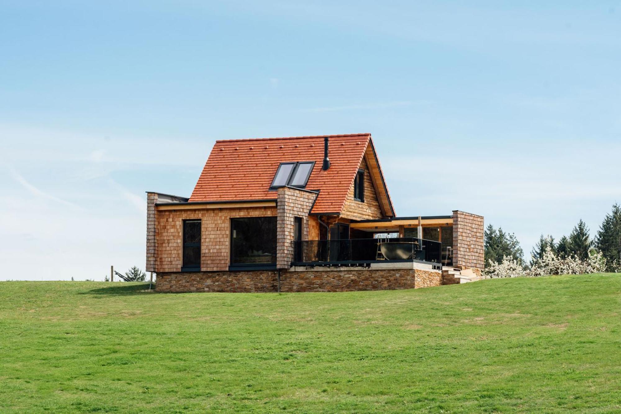 Chalet "Troadkostn" Mit Finnischer Panoramasauna & Edelstahl Hot Tub Eibiswald Экстерьер фото