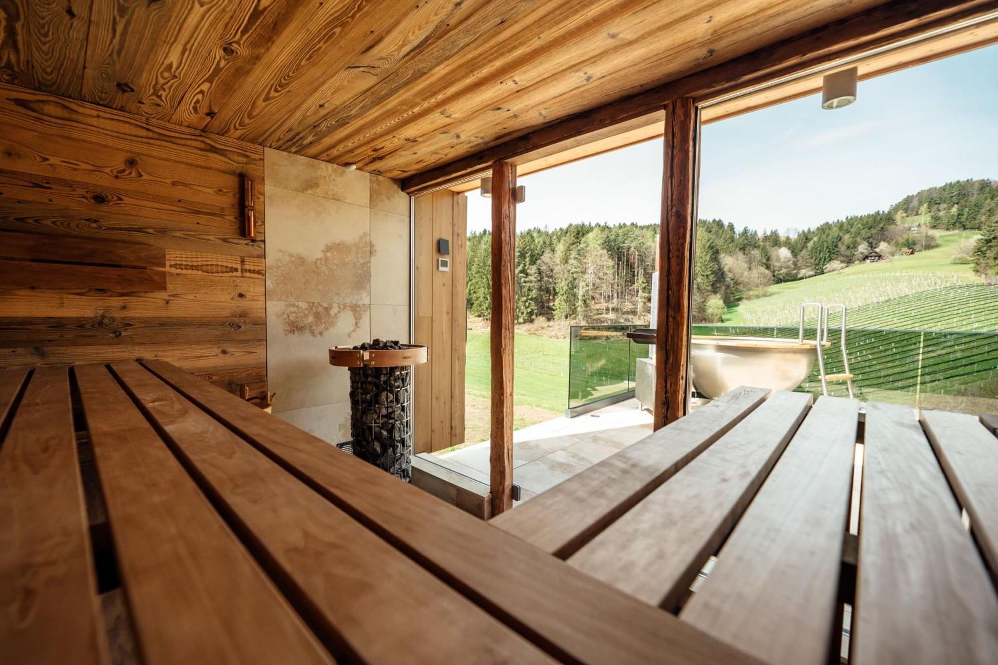 Chalet "Troadkostn" Mit Finnischer Panoramasauna & Edelstahl Hot Tub Eibiswald Экстерьер фото