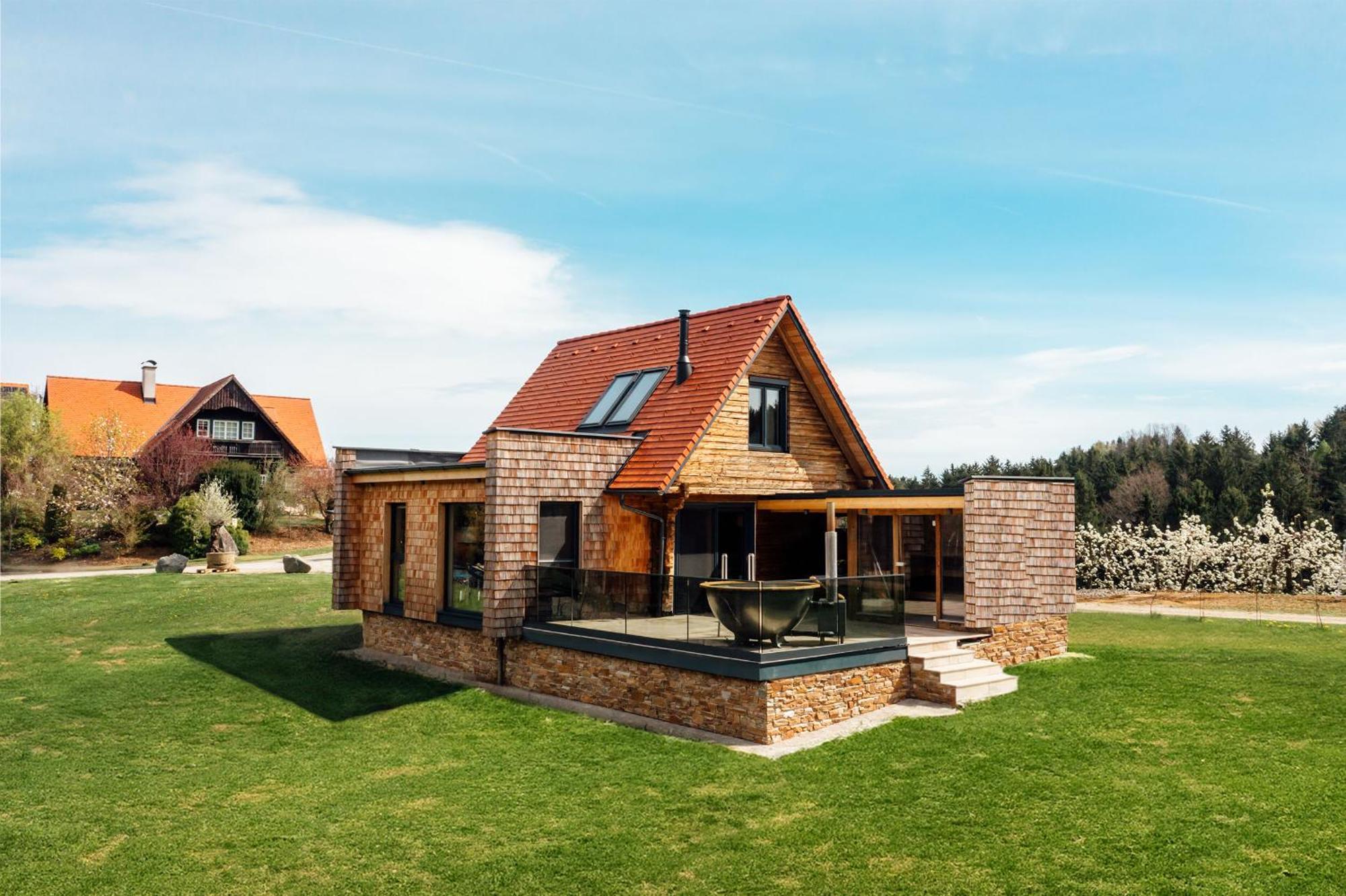 Chalet "Troadkostn" Mit Finnischer Panoramasauna & Edelstahl Hot Tub Eibiswald Экстерьер фото